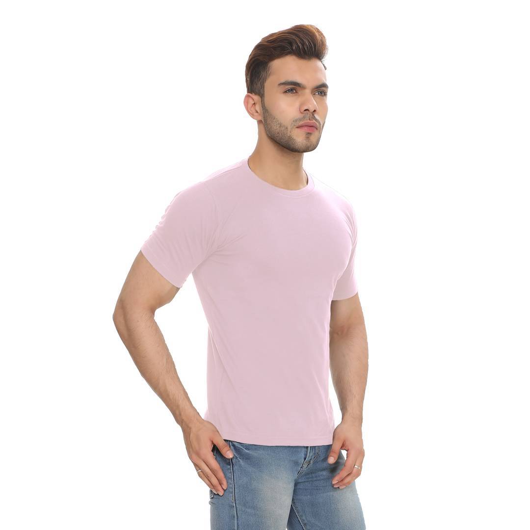 Combo of Baby Pink, Pink, Sky Blue, White T-Shirt: Pack Of Four